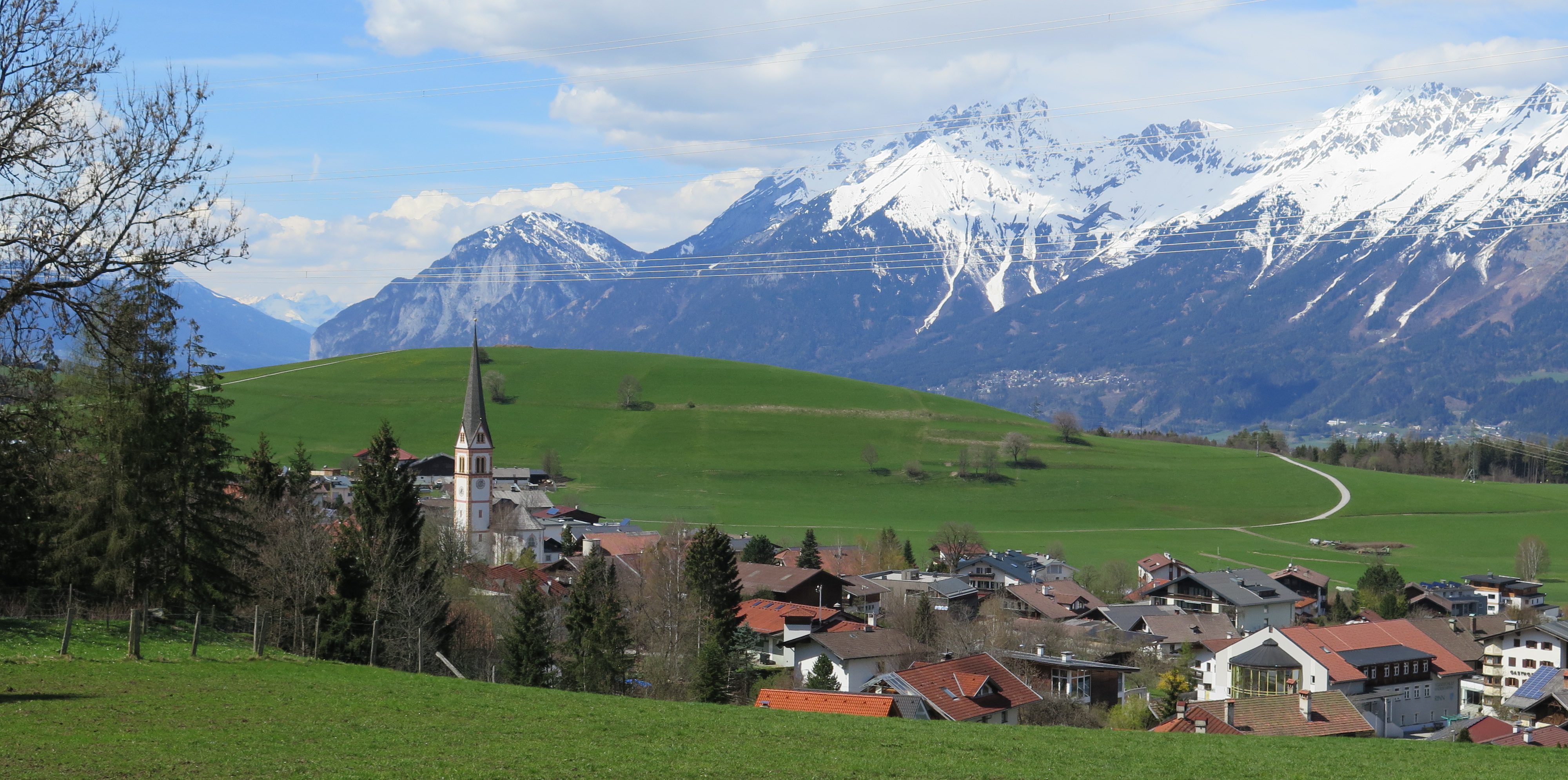 Rinn in Tirol vor der Nordkette